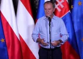 Meeting Of The President Of The European Commission Ursula Von Der Leyen With The Prime Minister Of Poland Donald Tusk In Wrocla