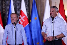 Meeting Of The President Of The European Commission Ursula Von Der Leyen With The Prime Minister Of Poland Donald Tusk In Wrocla