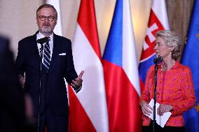 Meeting Of The President Of The European Commission Ursula Von Der Leyen With The Prime Minister Of Poland Donald Tusk In Wrocla