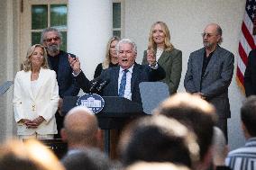 First Lady Dr. Jill Biden hosts event celebrating 25th anniversary of “The West Wing”