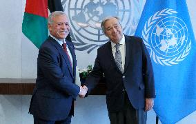 The UN Secretary-General Meets His Majesty King Abdullah II Ibn Al Hussein, Hashemite Kingdom Of Jordan