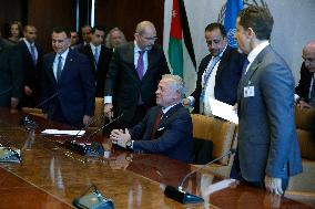 The UN Secretary-General Meets His Majesty King Abdullah II Ibn Al Hussein, Hashemite Kingdom Of Jordan