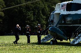 Biden Leaves The White House - Washington