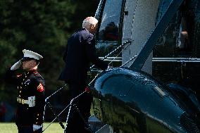 Biden Leaves The White House - Washington