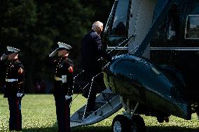 Biden Leaves The White House - Washington