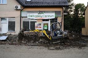 Flood Aftermath In Stronie Slaskie, Southwestern Poland.