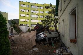 Flood Aftermath In Stronie Slaskie, Southwestern Poland.