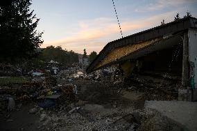 Flood Aftermath In Stronie Slaskie, Southwestern Poland.