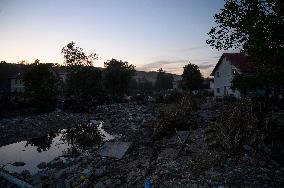 Flood Aftermath In Stronie Slaskie, Southwestern Poland.