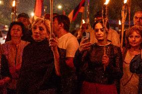 Ceasefire First Anniversary Protest - Yerevan