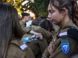 IDF Woman Funeral - Haifa