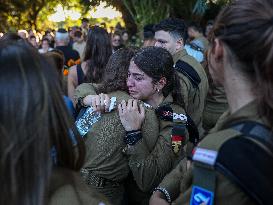 IDF Woman Funeral - Haifa