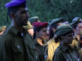 IDF Woman Funeral - Haifa