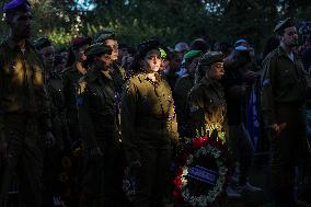 IDF Woman Funeral - Haifa