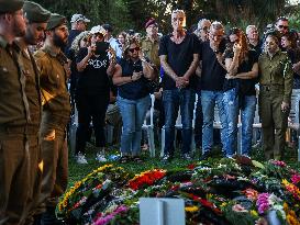 IDF Woman Funeral - Haifa