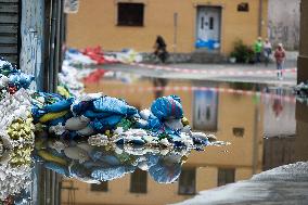 The Flooded City Of Brzeg