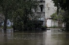 The Flooded City Of Brzeg