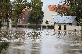 The Flooded City Of Brzeg