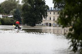 The Flooded City Of Brzeg