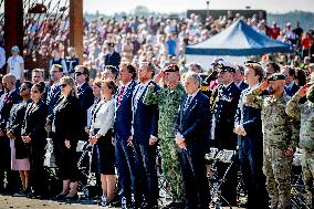 Memorial meeting on the Ginkelse Heide in Ede - Netherlands