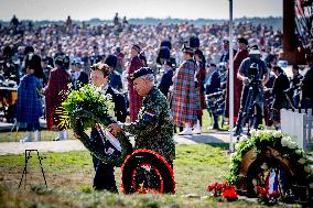 Memorial meeting on the Ginkelse Heide in Ede - Netherlands