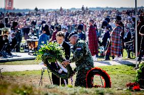 Memorial meeting on the Ginkelse Heide in Ede - Netherlands