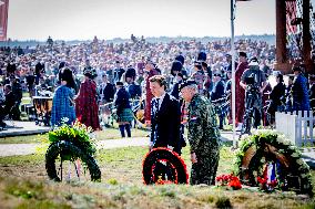 Memorial meeting on the Ginkelse Heide in Ede - Netherlands