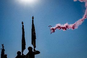 Memorial meeting on the Ginkelse Heide in Ede - Netherlands