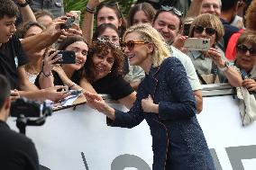 Cate Blanchett arrives at San Sebastian Festival - Spain