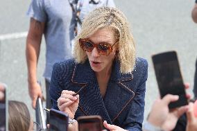 Cate Blanchett arrives at San Sebastian Festival - Spain