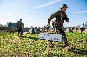 Recreation Of The Waal River Crossing During WWII, In Nijmegen.