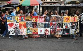 Indian Artist Protest Rally In India, Kolkata