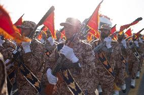 Military Parade Commemorating Anniversary Of Iran-Iraq War