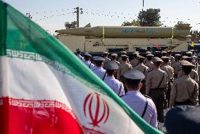 Military Parade Commemorating Anniversary Of Iran-Iraq War