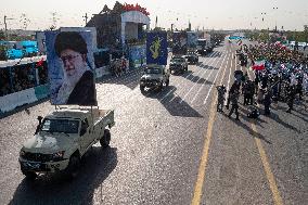 Military Parade Commemorating Anniversary Of Iran-Iraq War