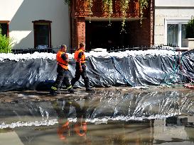 Flooding Of The Danube In Vac, Hungary