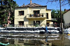 Flooding Of The Danube In Vac, Hungary