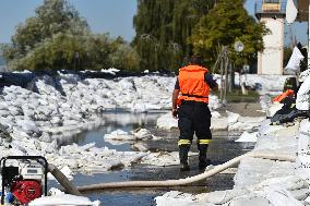 Flooding Of The Danube In Vac, Hungary