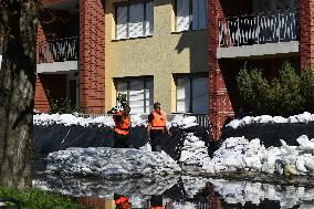 Flooding Of The Danube In Vac, Hungary