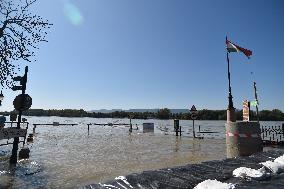 Flooding Of The Danube In Vac, Hungary