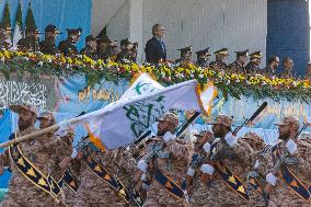 Iranian President Pezeshkian Attends Military Parade