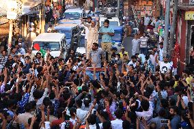 Engineer Rashid Campaign For AIP Candidates Ahead Of 2nd Phase Of Asembly Elections In Kashmir