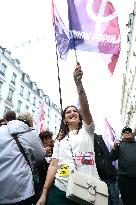 Demonstration Against Macron-Barnier Government in Paris