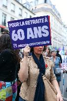 Demonstration Against Macron-Barnier Government in Paris