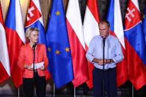 Ursula Von Der Leyen In Poland In Poland