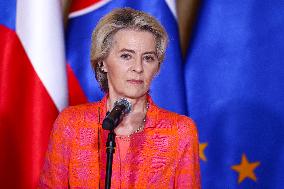 Ursula Von Der Leyen In Poland In Poland