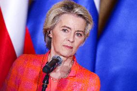 Ursula Von Der Leyen In Poland In Poland