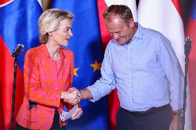 Ursula Von Der Leyen In Poland In Poland