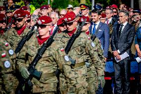 80th commemoration of the 1st Polish Independent Parachute Brigade to the Battle of Arnhem - Driel