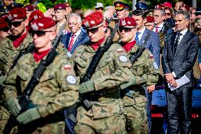 80th commemoration of the 1st Polish Independent Parachute Brigade to the Battle of Arnhem - Driel